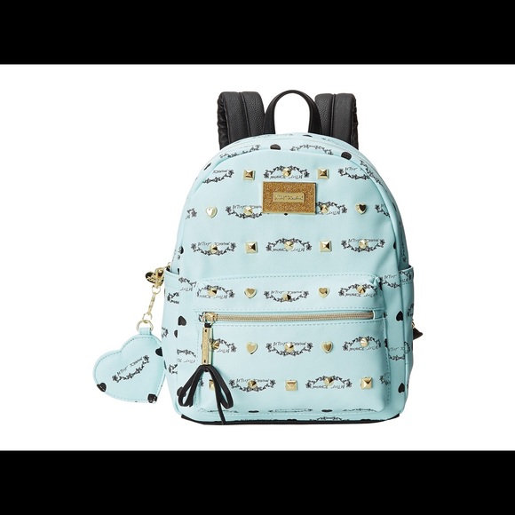 betsey johnson studded mini backpack Official If The Bag Fits Clear A hidden internal pouch keeps personal items private while playful dots and strawberries add a fun pop of personality to your everyday carry Betsey Johnson | Bags |